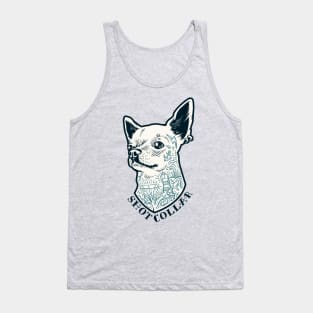 Shot Collar Tank Top